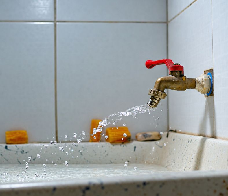 Emergency water heater inspection and plumbing repair.