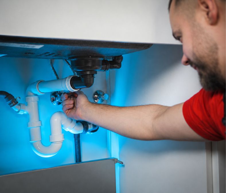Experienced plumbers in Lakeland, FL inspecting valves and pipes