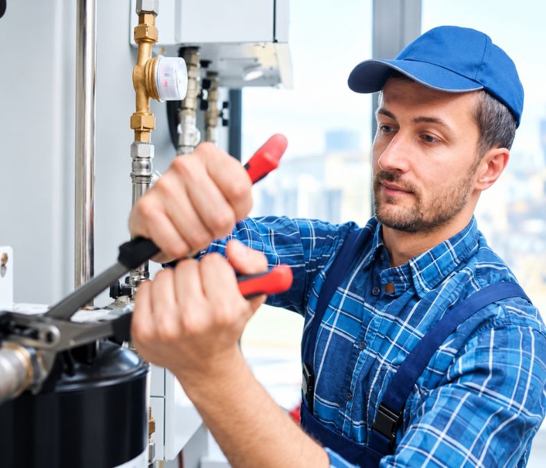 Water heater plumbing repair in a Clermont FL home